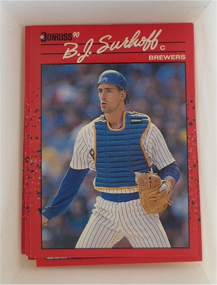 1990 Donruss #173 B.J. Surhoff Milwaukee Brewers — front