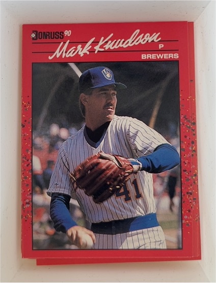 1990 Donruss #575 Mark Knudson Milwaukee Brewers — front