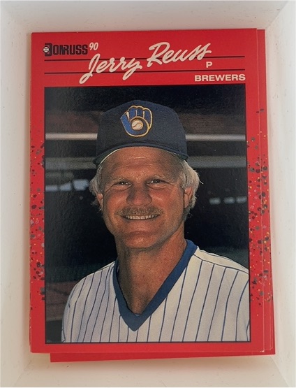 1990 Donruss #528 Jerry Reuss Milwaukee Brewers — front