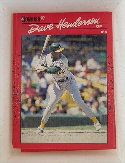 1990 Donruss #243 Dave Henderson — front