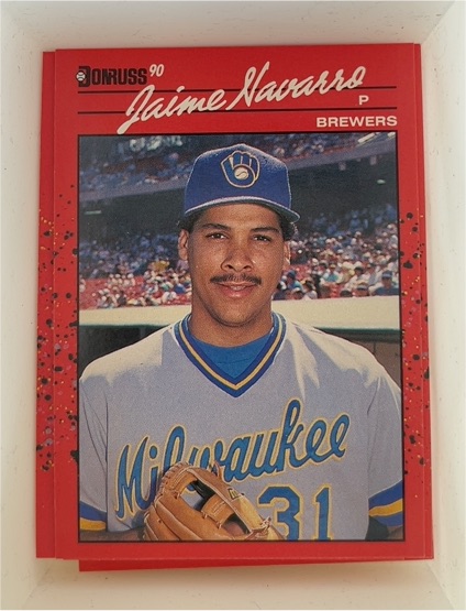 1990 Donruss #640 Jaime Navarro — front