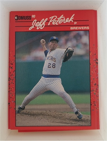 1990 Donruss #530 Jeff Peterek — front