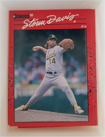 1990 Donruss #479 Storm Davis — front