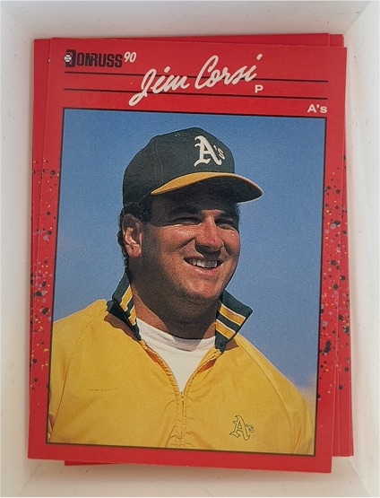 1990 Donruss #422 Jim Corsi — front