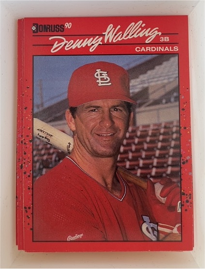 1990 Donruss #677 Denny Walling — front