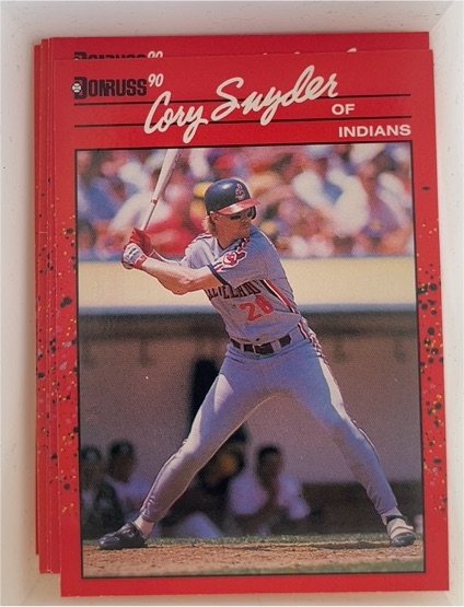 1990 Donruss #272 Cory Snyder Cleveland Indians — front