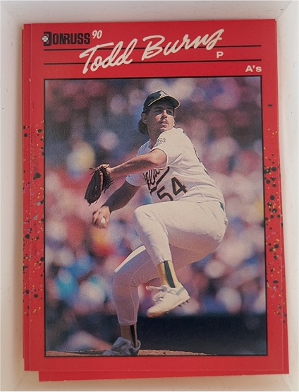 1990 Donruss #446 Todd Burns — front