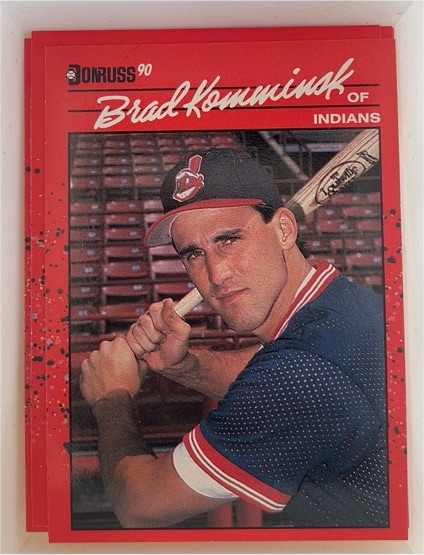 1990 Donruss #350 Brad Komminsk Cleveland Indians — front