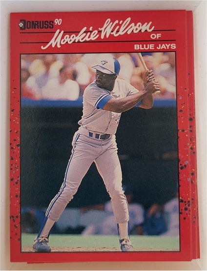 1990 Donruss #442 Mookie Wilson — front