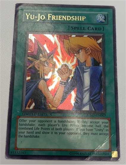 Yu-Gi-Oh! JUMP-EN007 Yu-Jo Friendship — front