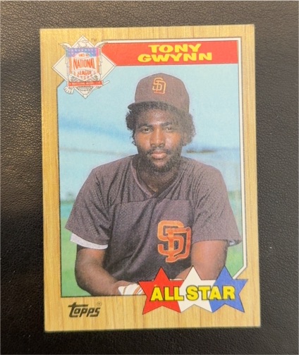 1987 Topps #599 Tony Gwynn — front