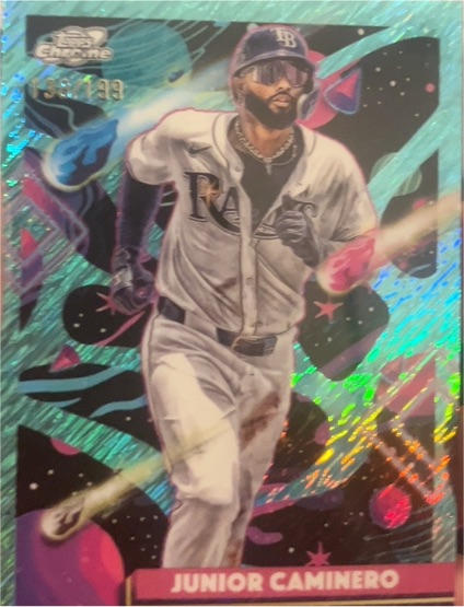 2025 Topps Cosmic Chrome #148 Junior Caminero — front