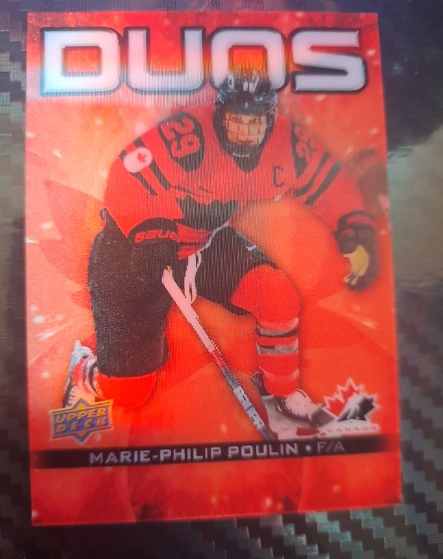 2025 Upper Deck Tim Hortons Team Canada Duos Marie-Philip Poulin — front