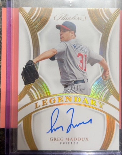 2024 Panini Flawless Legendary Greg Maddux — front