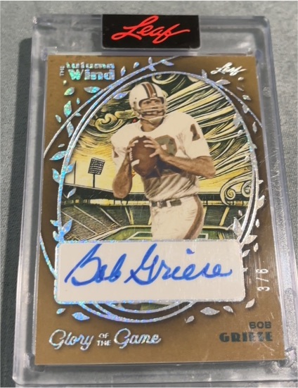 2025 Leaf Glory of the Game #19 Bob Griese — front