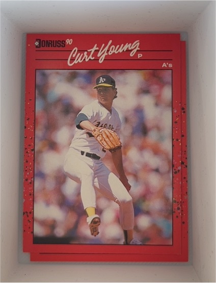 1990 Donruss #505 Curt Young — front
