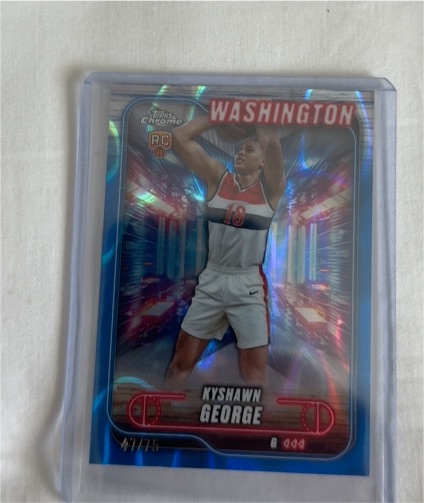 2024-25 Topps Chrome #158 Kyshawn George — front
