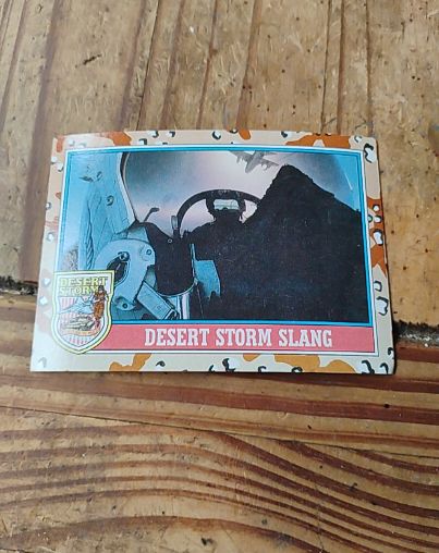 1991 Topps Desert Storm #145 Desert Storm Slang — front