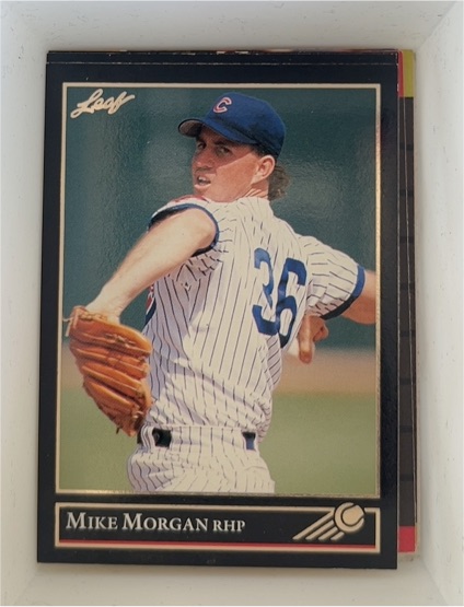 1992 Leaf #204 Mike Morgan — front