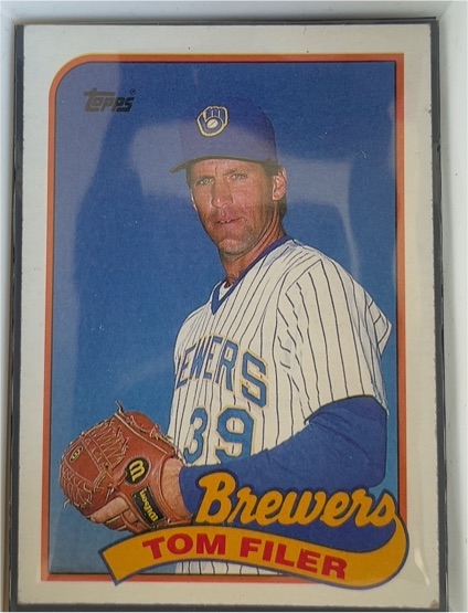 1989 Topps #419 Tom Filer — front