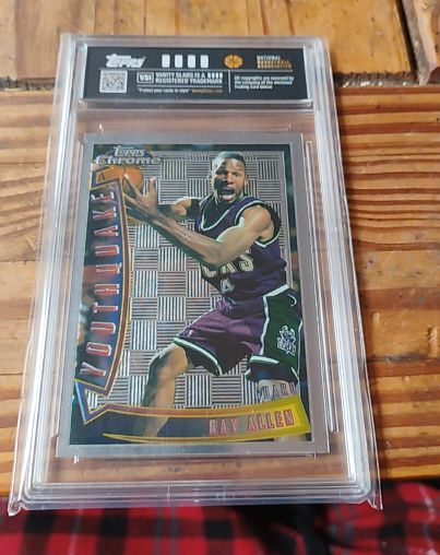 1996-97 Topps Chrome Youthquake #YQ9 Ray Allen — front