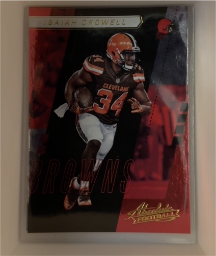 2017 Panini Absolute #20 Isaiah Crowell — front