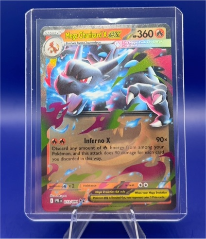 2025 Pokemon Phantasmal Flames #013 Mega Charizard X ex — front