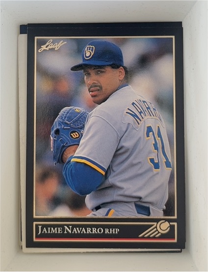 1992 Leaf #144 Jaime Navarro — front