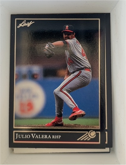 1992 Leaf #490 Julio Valera — front