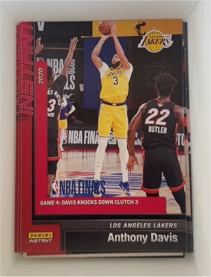 2019-20 Panini Instant NBA Finals #21 Anthony Davis — front