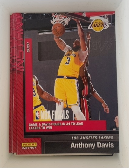 2019-20 Panini Instant #21 Anthony Davis — front