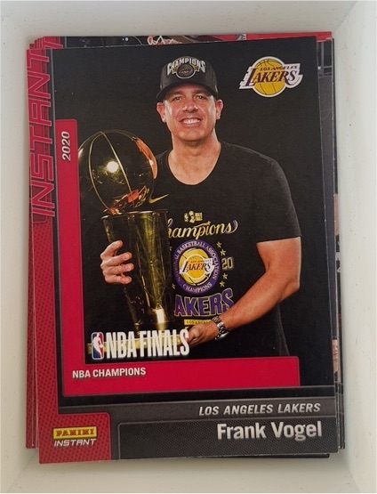 2019-20 Panini Instant #20 Frank Vogel — front
