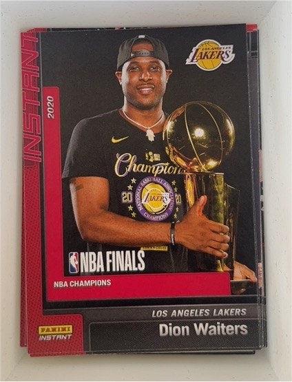 2019-20 Panini Instant NBA Finals Champions #19 Dion Waiters — front