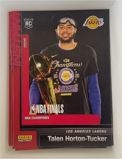 2019-20 Panini Instant Champions Lakers #11 Talen Horton-Tucker — front