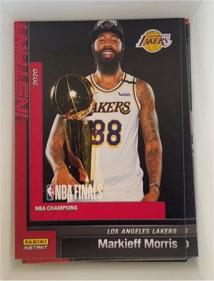 2019-20 Panini Instant NBA Champions #16 Markieff Morris — front