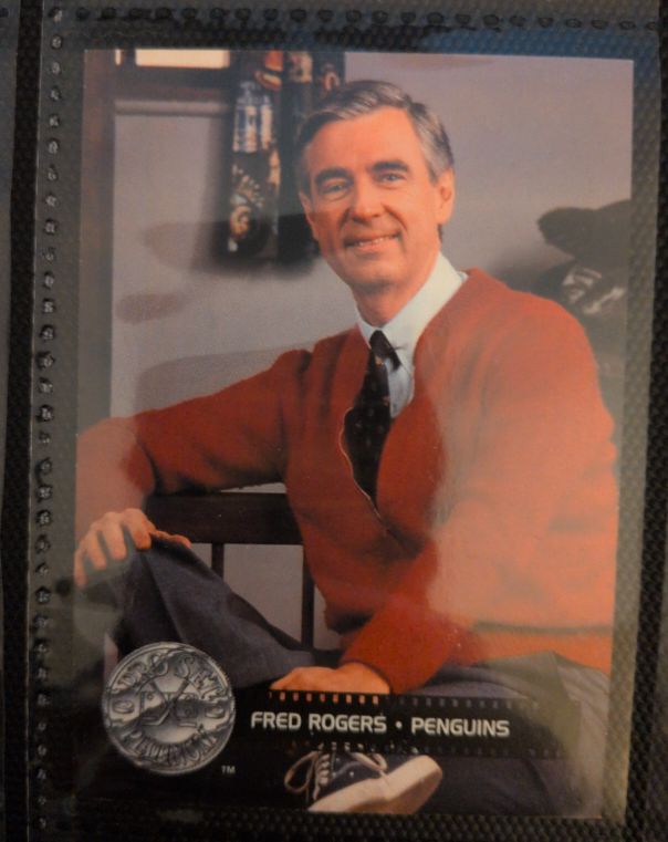 1991-92 Pro Set Platinum #297 Fred Rogers — front