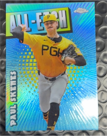 2025 Topps Chrome All-Etch #CAE-18 Paul Skenes — front