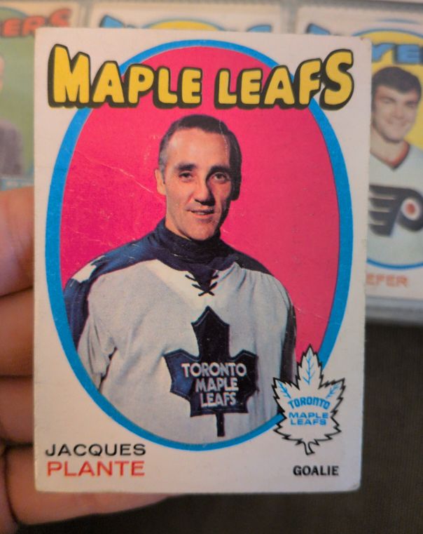 1971-72 Topps #10 Jacques Plante — front
