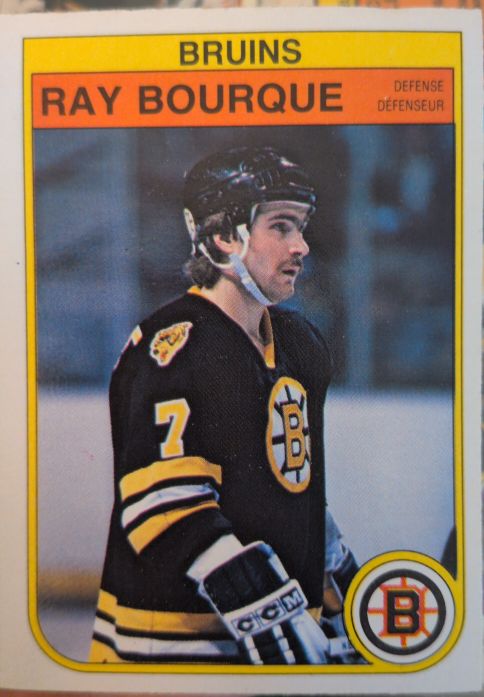 1982-83 O-Pee-Chee #7 Ray Bourque — front