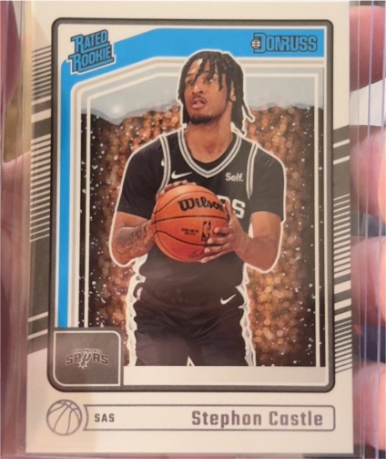 2024-25 Panini Donruss #244 Stephon Castle Rated Rookie — front