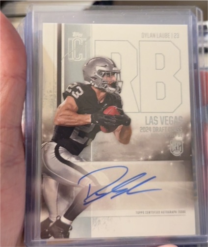 2024 Topps Signature Class #RCA-DLA Dylan Laube Rookie Class Auto — front