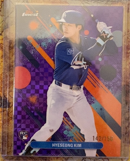 2025 Topps Finest #27 Hyeseong Kim — front