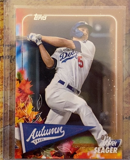 2024 Topps Update #AT-34 Corey Seager Autumn Tales — front