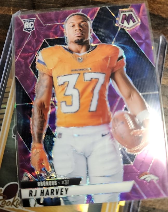 2025 Panini Mosaic #284 RJ Harvey — front