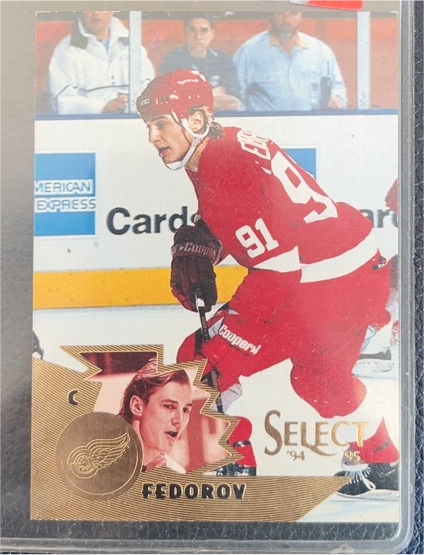 1994-95 Select #10 Sergei Fedorov — front