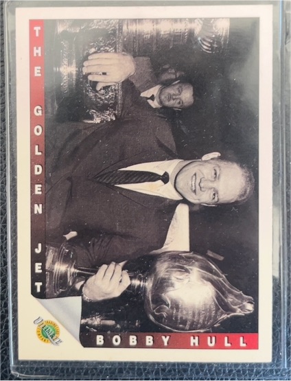 1992 Ultimate Trading Card Co. The Golden Jet #90 Bobby Hull — front
