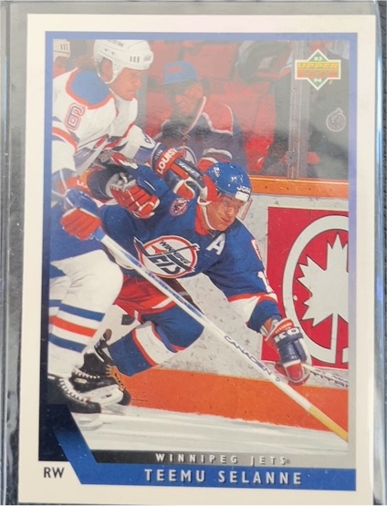 1993-94 Upper Deck #448 Teemu Selanne Winnipeg Jets — front