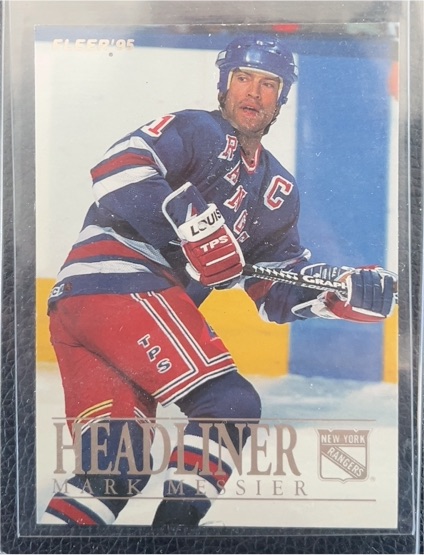 1994-95 Fleer #7 Mark Messier Headliners — front
