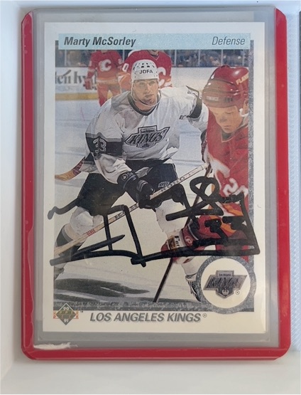 1990-91 Upper Deck #212 Marty McSorley — front