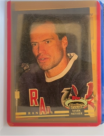 1992-93 Topps Stadium Club #443 Mark Messier — front